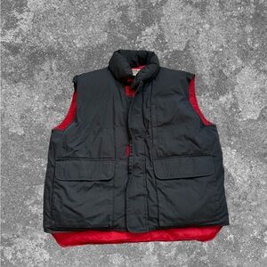 Cabela’s Black & red puffer vest